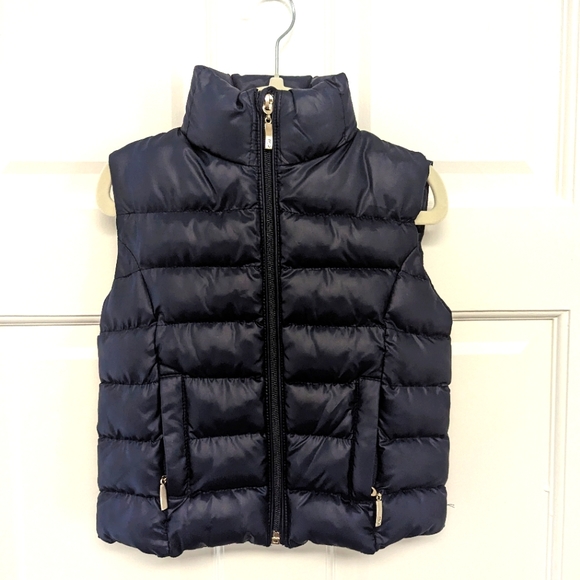 Dark blue puffy vest - Picture 1 of 3